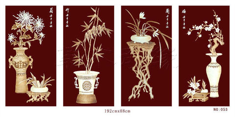 精美的中國傳統(tǒng)麥秸畫藝術(二)