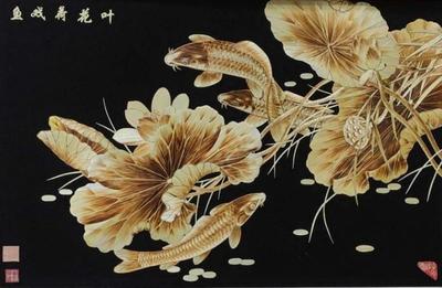 蘆俊俠的麥秸畫(huà) 匠心獨(dú)運(yùn)的藝術(shù)珍品